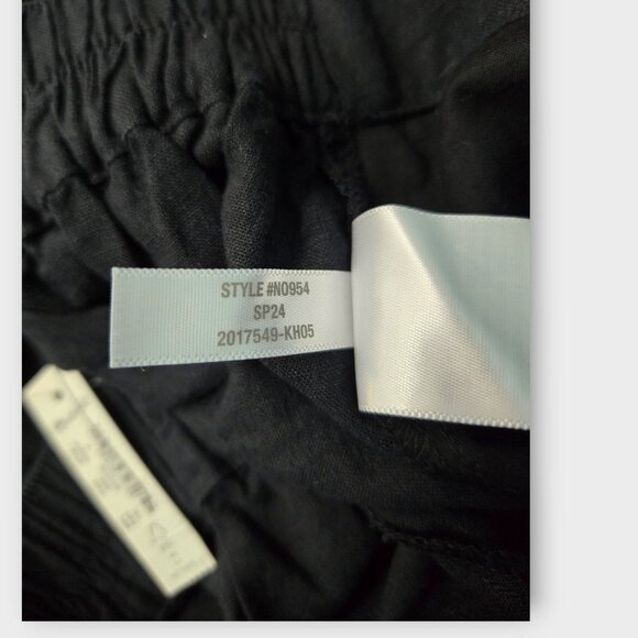 MADEWELL Women's Pull-On Straight Crop Pants in Black NWT - Picture 7 of 7